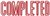 Xstamper 1026 Message Stamp Completed Red