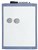 Quartet Basics Whiteboard 220X280Mm Assorted Colours